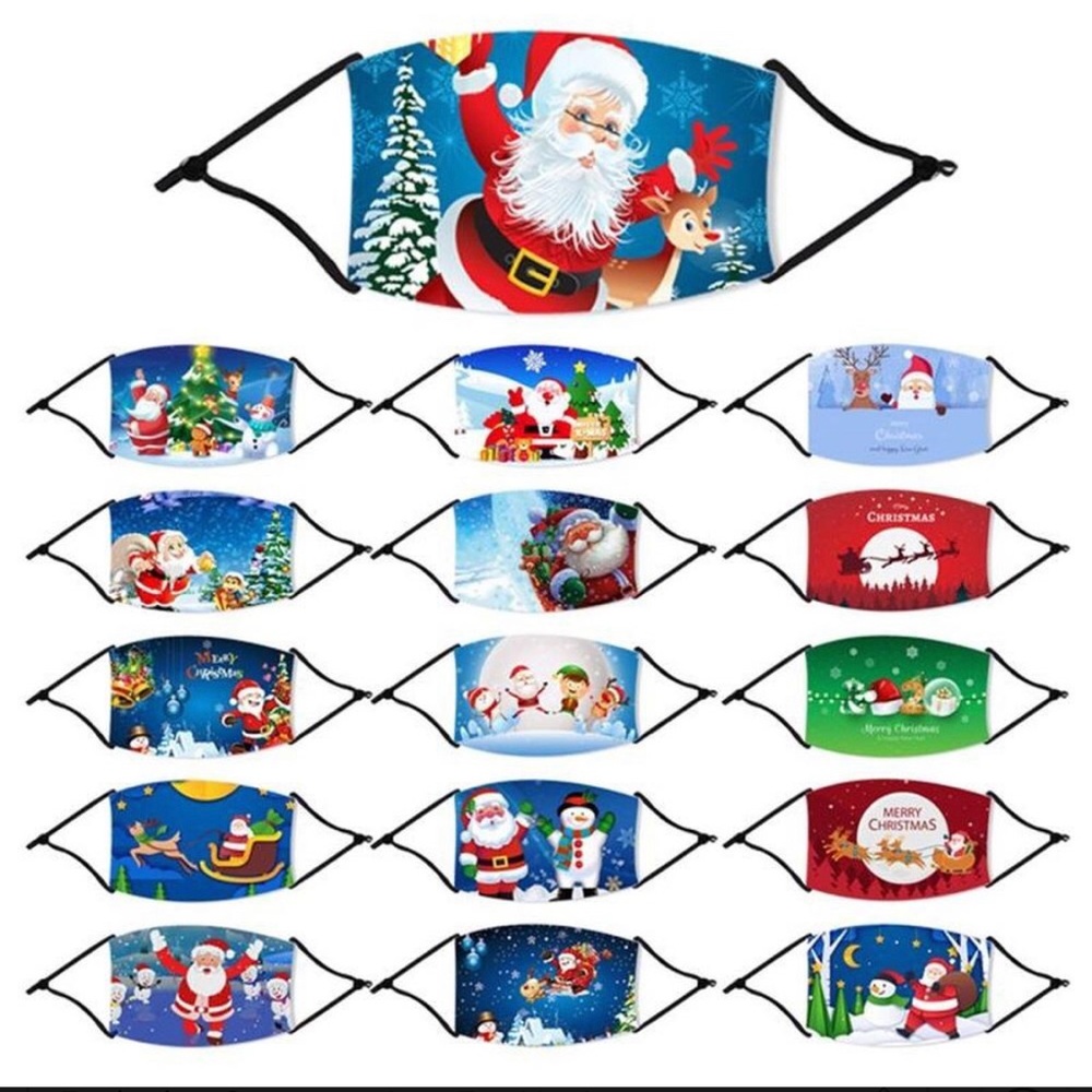 Christmas Fabric Face mask  Washable Reusable